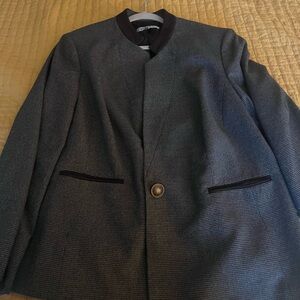 Plus size women business jacket